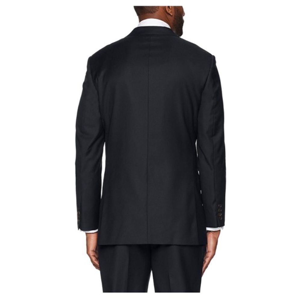 Buttoned DownTailored Fit Italian Wool Suit Jacket - Picture 2 of 13